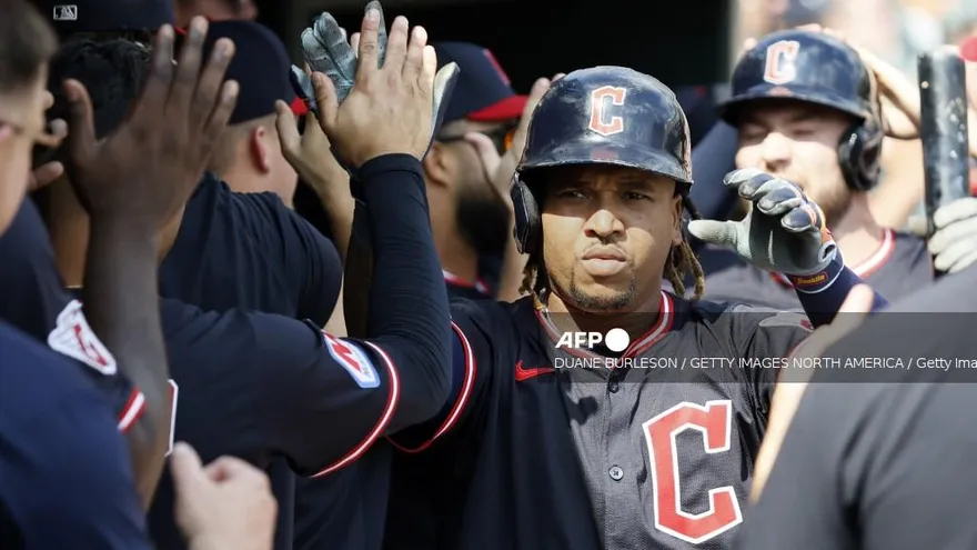 José Ramírez de los Guardianes de Cleveland