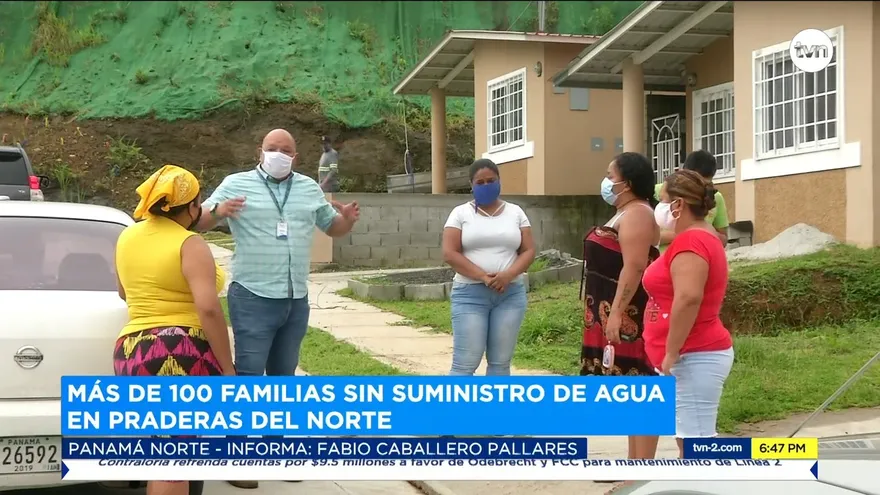Más de 100 familias quedan sin agua