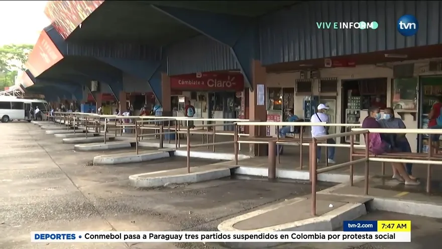 Transporte en Chiriquí se encuentra en paro