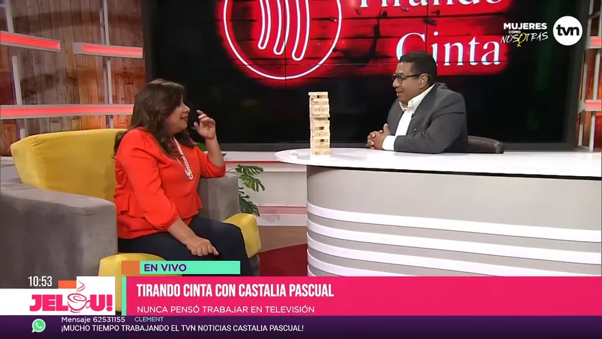 Tirando cinta con Castalia Pascual