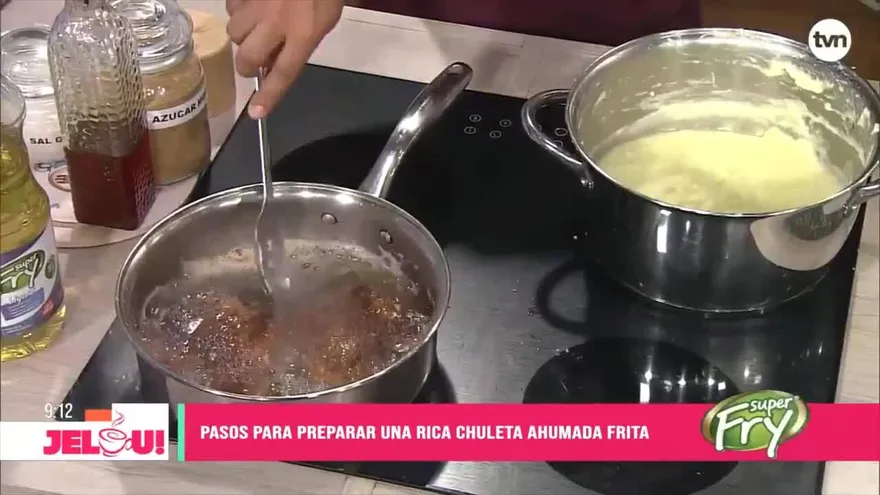 Receta: Chuleta ahumada frita