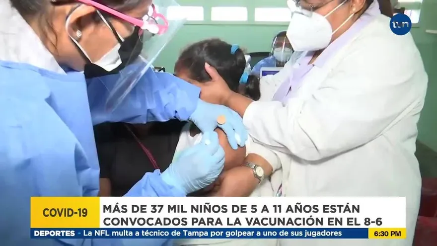 La recepción de los niños de los andes al ser vacunados contra covid-19