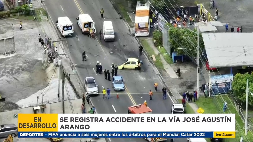 Accidente de tránsito deja un muerto en Juan Díaz