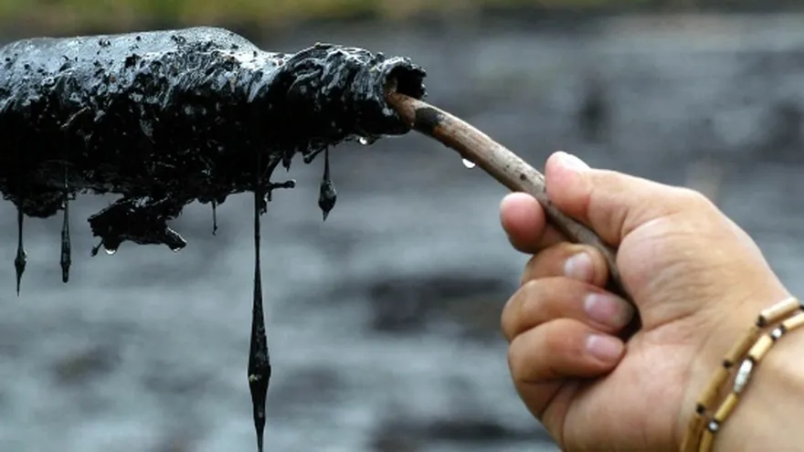 Foto de archivo de la contaminación en la Amazonía ecuatoriana.