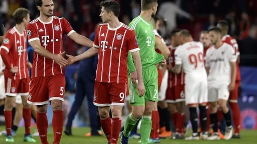 Bayern Múnich toma ventaja ante el Sevilla