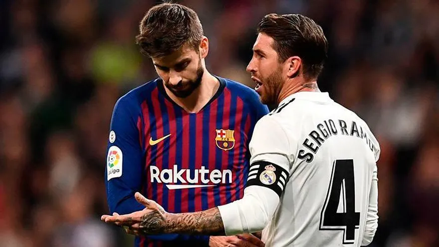 #ElClásico -Sergio Ramos contra Piqué