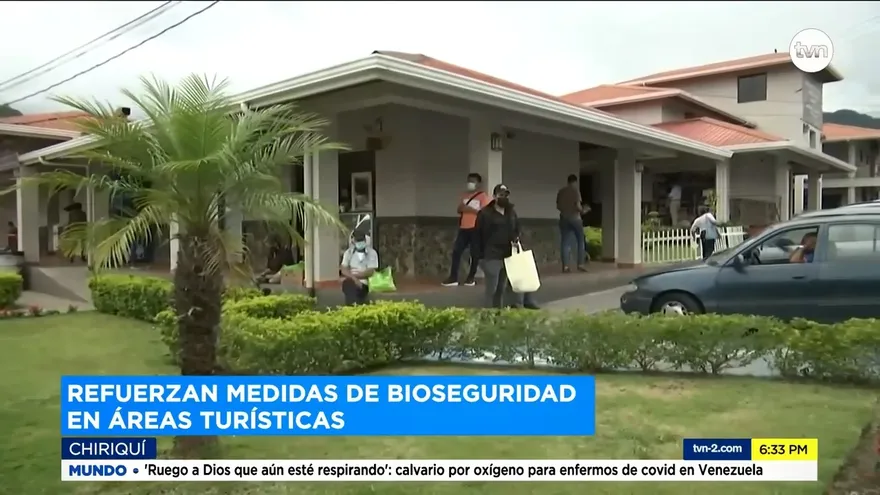 Refuerzan bioseguridad para turistas en Chiriquí