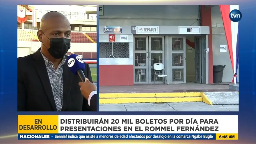 Logística para entrar a la presentación de bandas en estadios