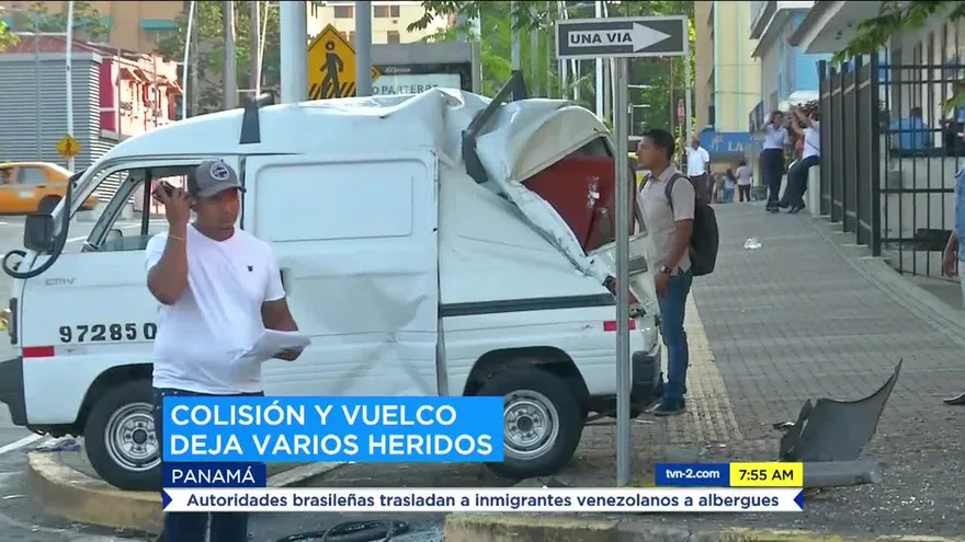 Accidente en la vía Justo Arosemena dejó un herido