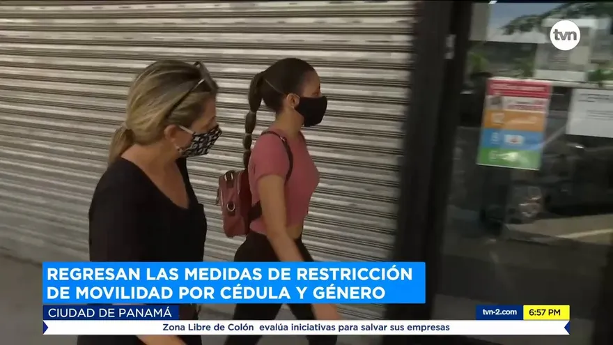 Regresan las medidas de restricción de movilidad por cédula y género