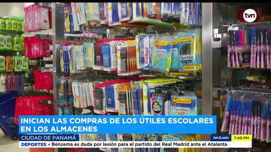 Inician las compras escolares