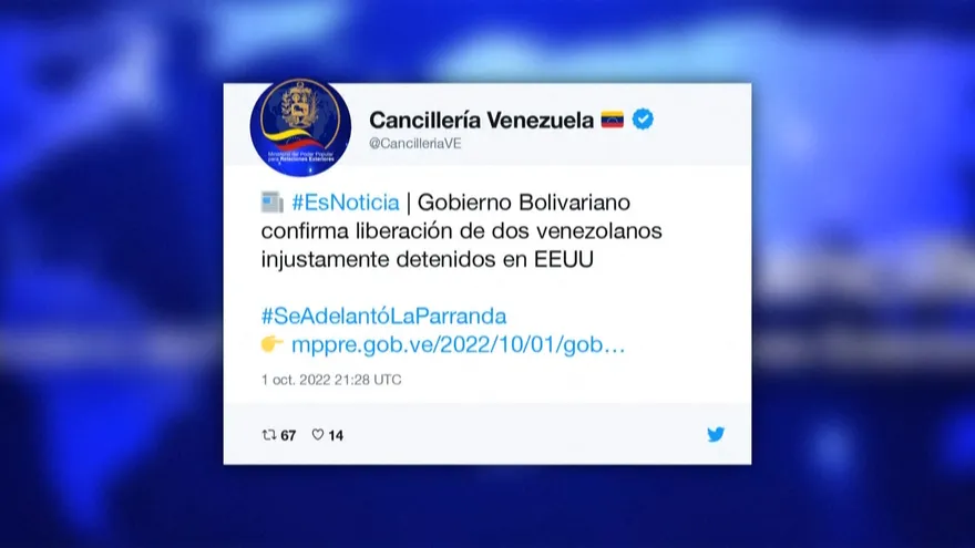 EEUU libera a sobrinos de esposa de Maduro en canje de prisioneros con Venezuela