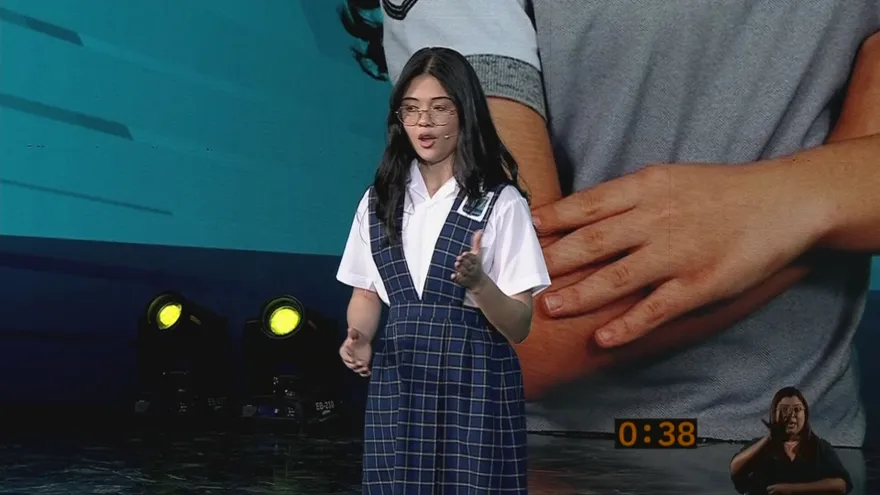 Sofía Araujo, del Colegio Nuestra Señora de Los Ángeles de Chiriquí.