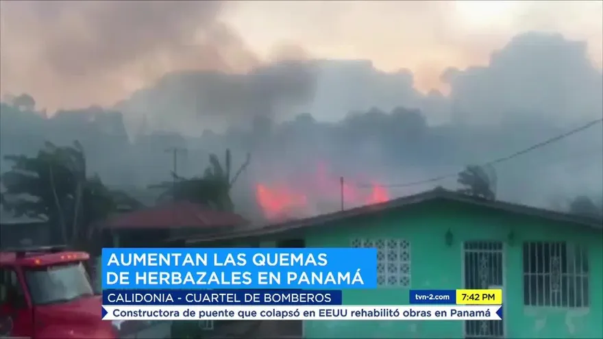Bomberos, en alerta por incremento de incendios de herbazales
