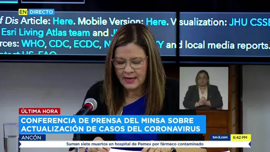 Se elevan a 109 la cantidad de casos por COVID-19 en Panamá
