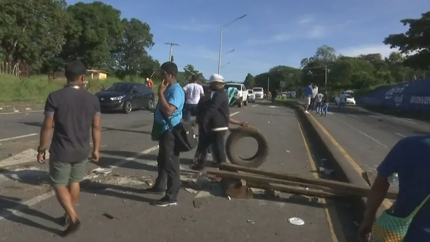 Cierres de calle en Chiriquí.