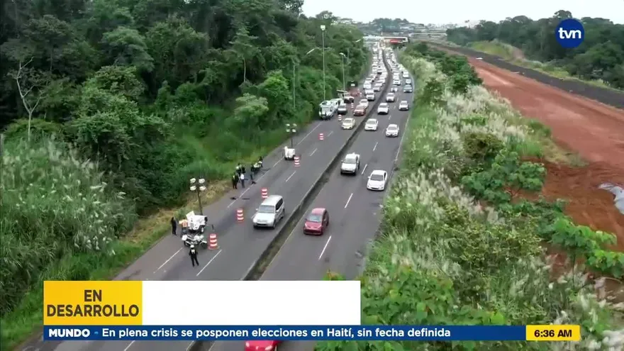 Opciones de tránsito hacia la capital por daño en la Panamericana