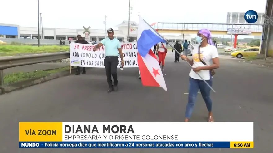 Segundo día de protestas y movilizaciones en Colón