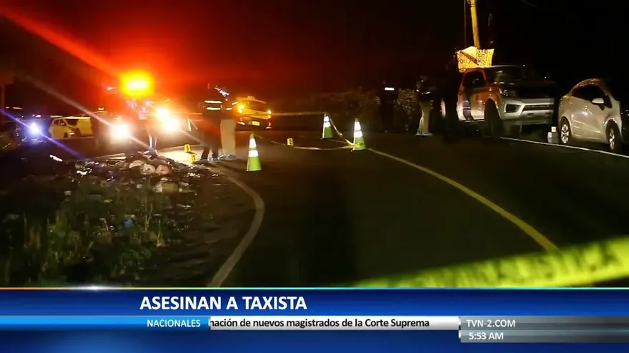 Asesinan a un taxista en Panamá Norte