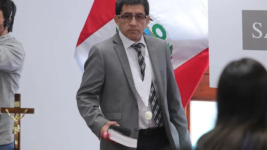 El juez Richard Concepción Carhuancho.