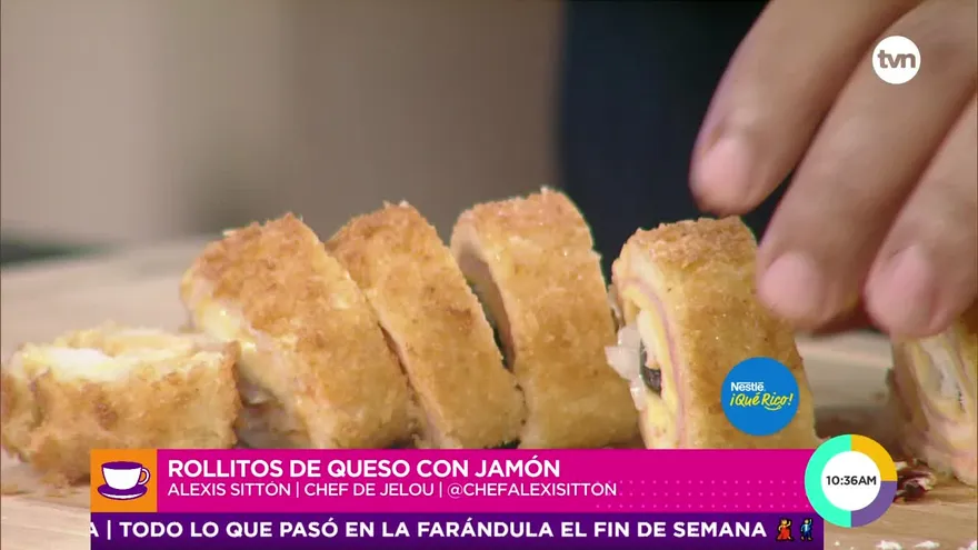 Cocina con Alexis: Deliciosos Rollitos de Queso con Jamón