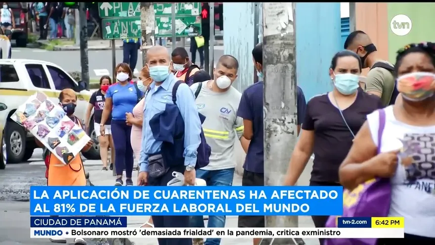 Cuarentena afecta al 81% de la fuerza laboral del mundo