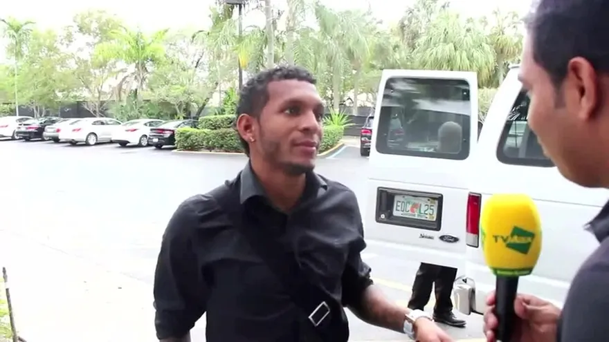 Palabras de Alberto Quintero a su llegada a Fort Lauderdale