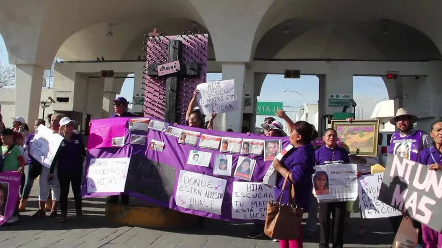 Mujeres de Ciudad Juárez piden no más muertes ni desapariciones.