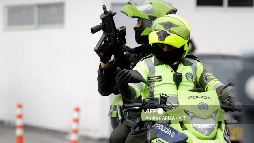 Foto ilustrativa de agentes policiales en Colombia