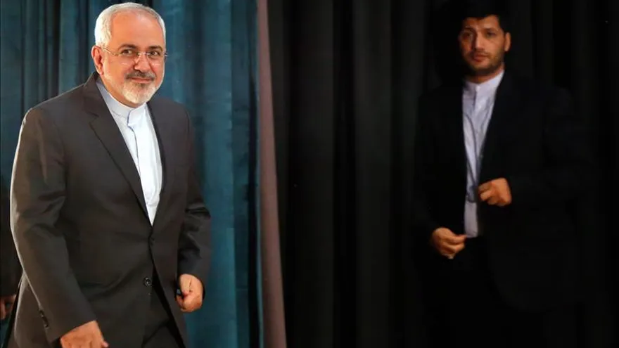 El ministro iraní de Asuntos Exteriores, Javad Zarif, a su llegada a una rueda de prensa en Teherán el pasado 14 de julio.