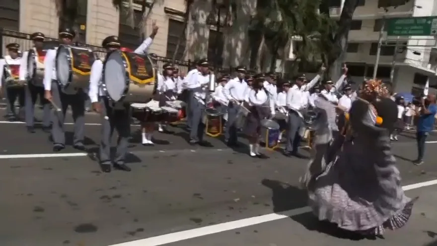 Realizan encuentro de bandas musicales en la Lotería Nacional