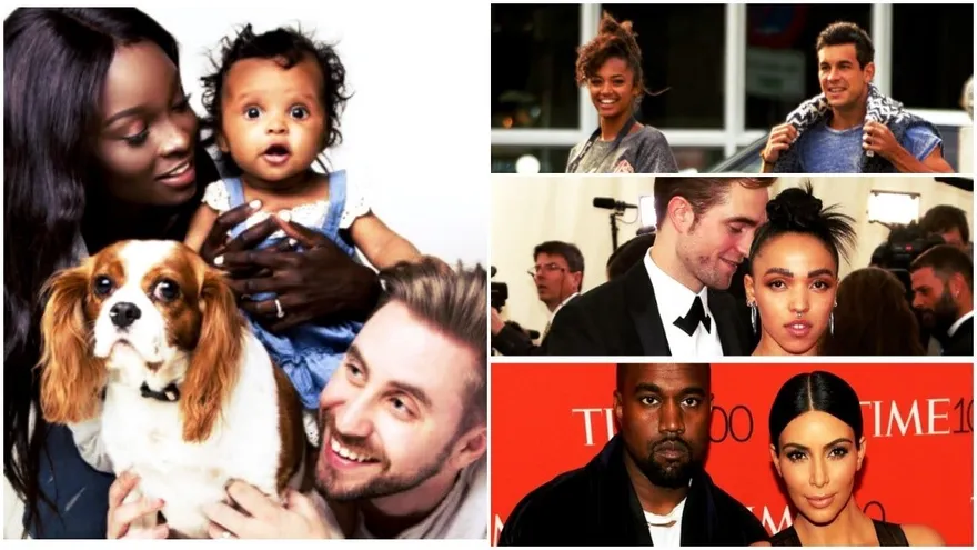 Las parejas interraciales más conocidas en el mundo