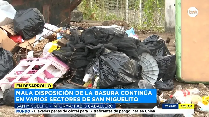 Se quejan por mala disposición de la basura en Belisario Porras