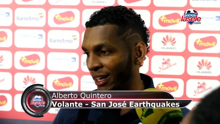 Alberto Quintero en zona mixta
