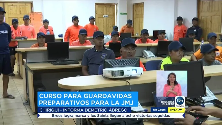 Guardavidas se capacitan para la JMJ