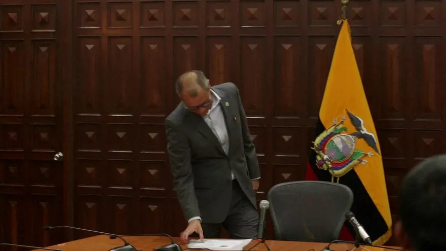 Vicepresidente de Ecuador en prisión preventiva