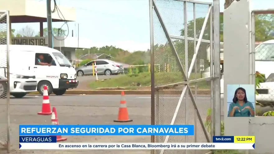 Refuerzan seguridad previa a carnavales en Veraguas