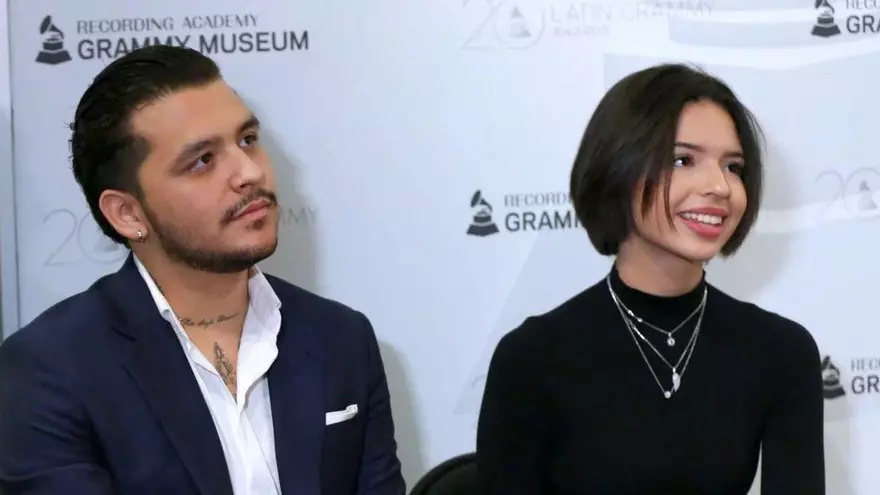 Christian Nodal y Ángela Aguilar