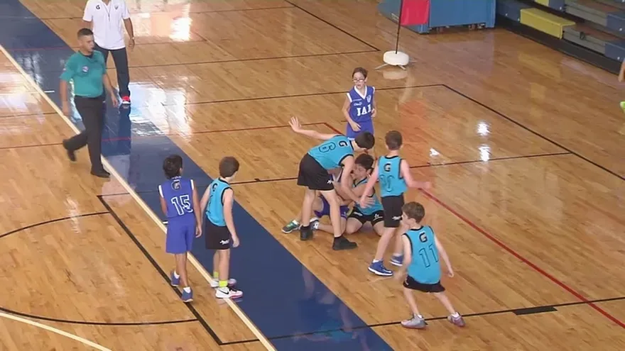 3er lugar Sub-10 Masculino. Academia Hebrea de Panamá 26 -10 Instituto Alberto Einstein