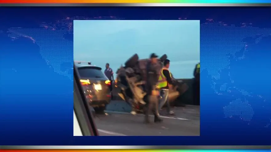 Bomberos atribuyen caída de hombre en tramo marino del Corredor Sur al exceso de velocidad