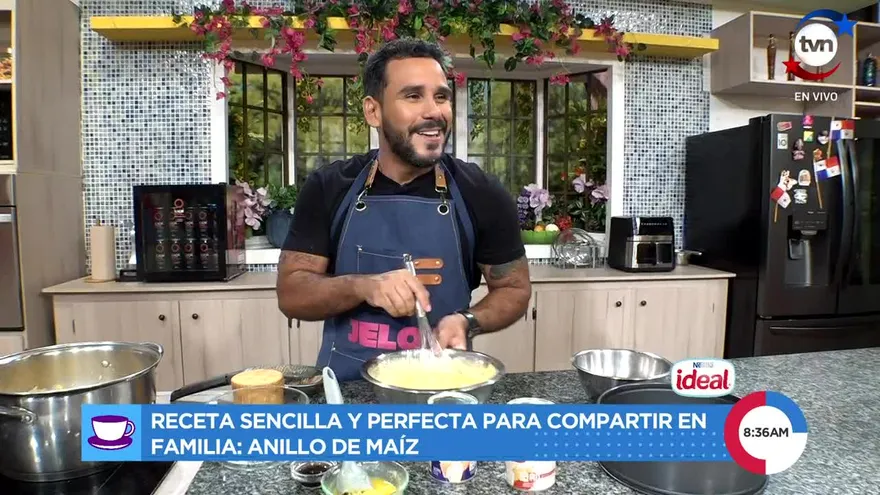 Hoy preparamos un delicioso anillo de maíz