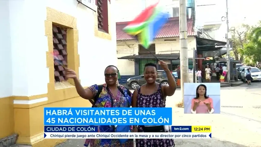 Peregrinos de 45 nacionalidades visitan Colón