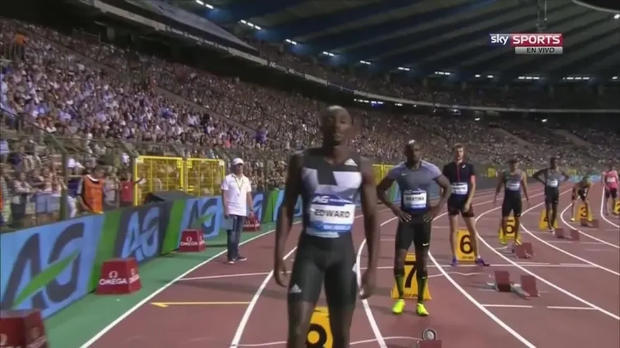 Alonso Edward, tricampeón de los 200 metros planos de la Liga Diamante