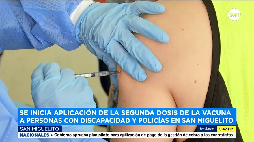 Inician jornada de vacunación para personas con discapacidad en San Miguelito