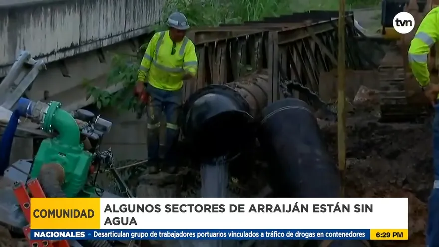 Trabajos de interconexión en vía Panamericana en Arraiján