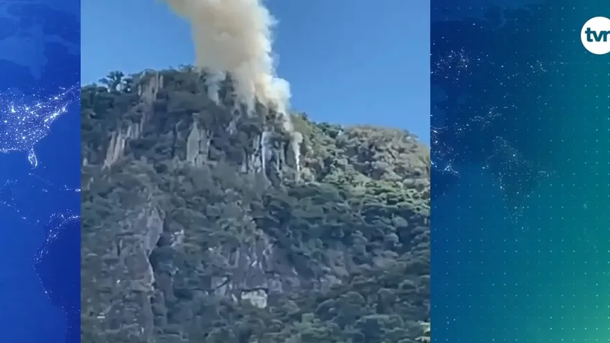 Incendio en montaña de Cerro Punta