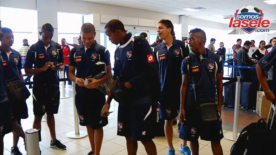 Exclusivo, la selección Sub-17 de Panamá viajó rumbo a Cali, Colombia