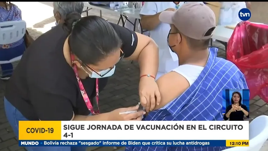 Continúa proceso de vacunación masiva en Chiriquí
