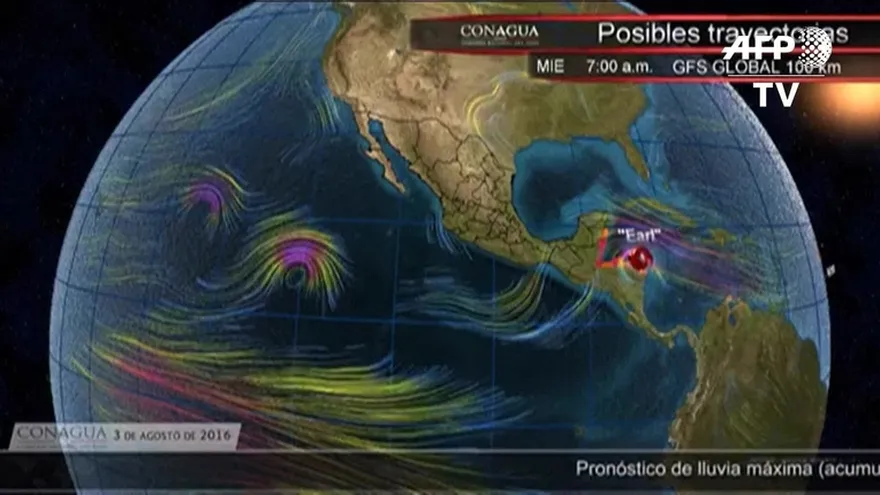 México y Centroamérica se preparan para tormenta Earl