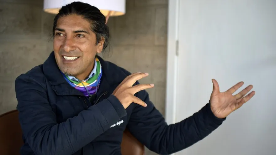 Yaku Pérez, candidato a la presidencia de Ecuador.